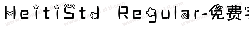 HeitiStd Regular字体转换